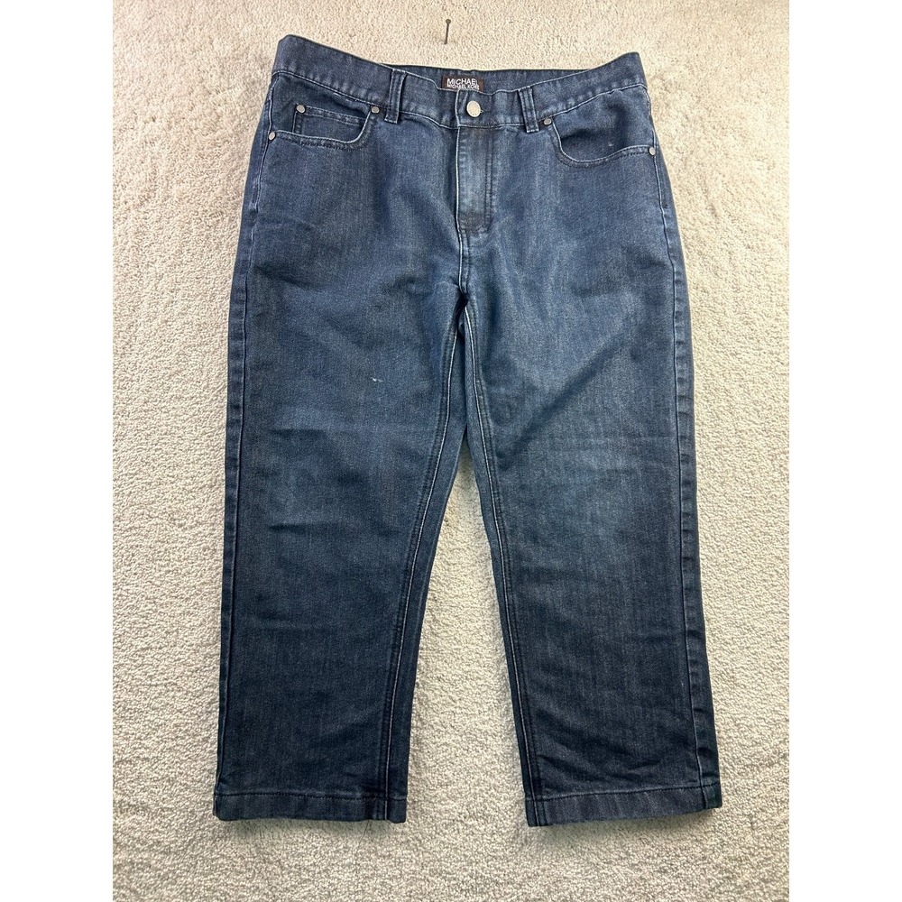 Michael Kors Jeans Women's Dark Wash 34x30 Stretch Classic Fit